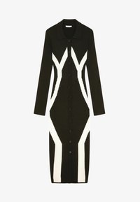 Patrizia Pepe ABITO DRESS Tubino nero bianco/nero