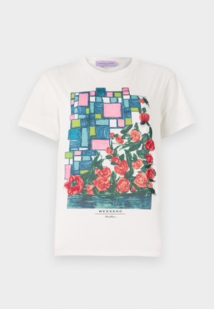 Weekend Max Mara BOBBY - T-shirt print - white