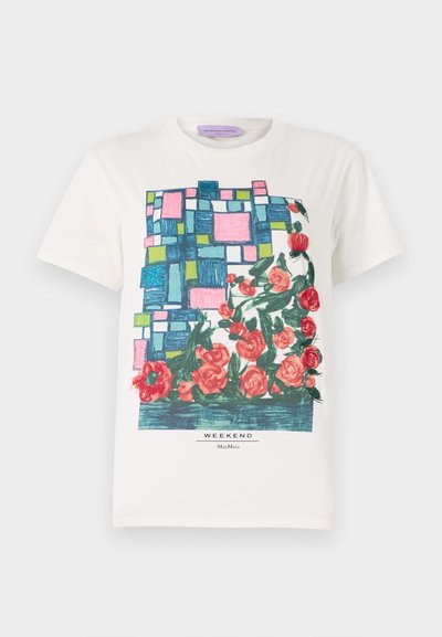 Weekend Max Mara BOBBY - Marškinėliai su spaudiniu - white