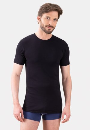 COL ROND LES CLASSIQUES - Caraco - noir