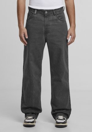 ADRIK BAGGY  - Jeans Relaxed Fit - oil washed anthracite