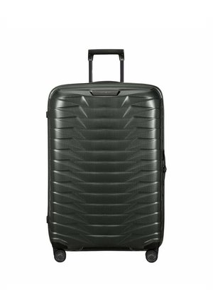 PROXIS - Wheeled suitcase - tummansvihreä