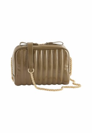 Keresztpántos táska - khaki green