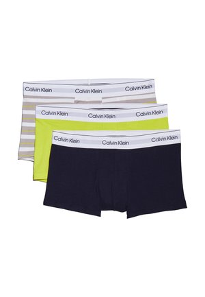 LOW RISE TRUNK ICON 3 PACK - Onderbroeken - sline/lime