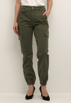 Pantalon classique - dark green