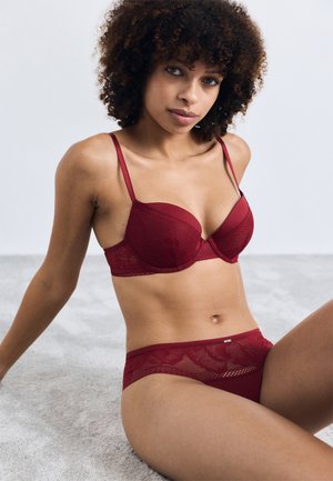 PEONY  - Soutien-gorge push-up - dark red