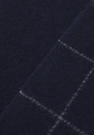 Polo Ralph Lauren WINDOWPANE PLAID WOOL BLEND SCARF UNISEX - Šalle - hunter navy