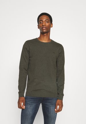 Pullover - khaki melange