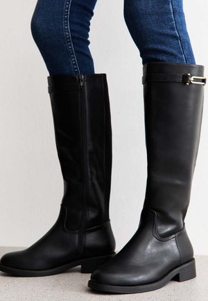 WIDE FIT - Stivali alti - black