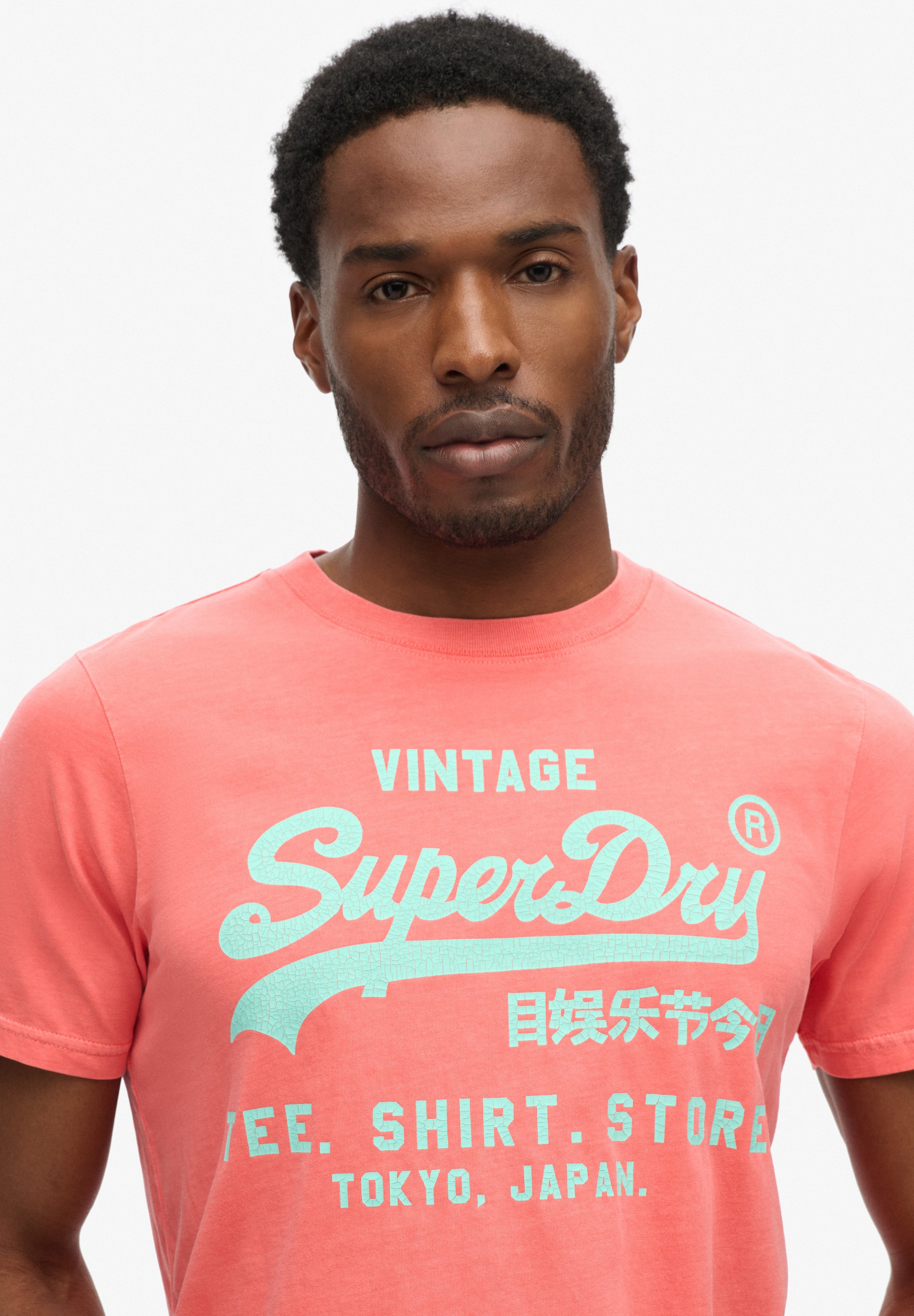 Superdry★ピンクパープル ロゴ☆メンズ☆Ｔシャツ Superdry Men´s t-shirts | Dressinn