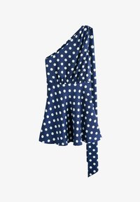 Non sélectionné, navy blue polka dot