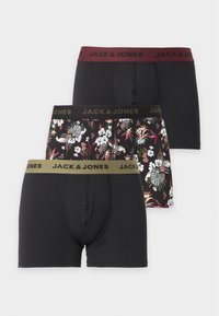 Jack & Jones JACFLOWER 3 PACK - Bokserki z krótkimi nogawkami