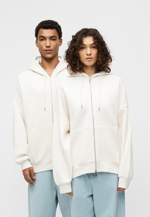 UNISEX - Sweatjakke - antique white