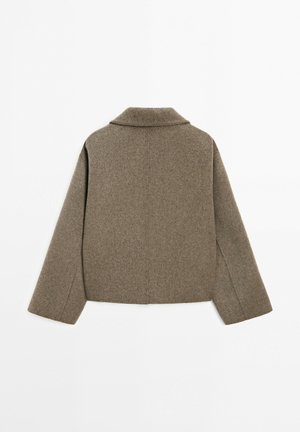 Massimo Dutti, Leichte Jacke - mottled dark brown