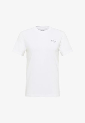 Mustang STYLE AUSTIN REGULAR-FIT - Print T-shirt - weiß