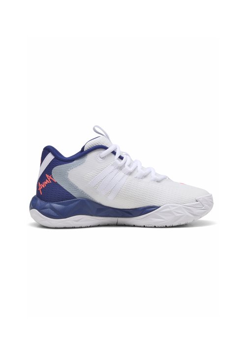PUMA DAGGER 2 MID BASKETBALLSCHUHE UNISEX - Basketball shoes - white-pink alert-elektro blue — foto 6
