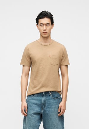 CLASSIC POCKET TEE - Navadna majica - sand