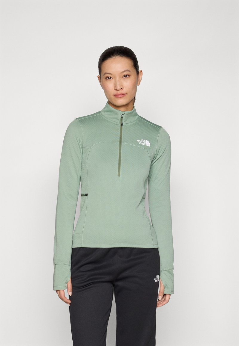 The North Face WINTER WARM PRO 1/4 ZIP - Top dugih rukava - slate moss