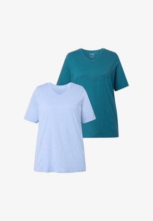 Ulla Popken, 2PACK - Camiseta básica - petrol