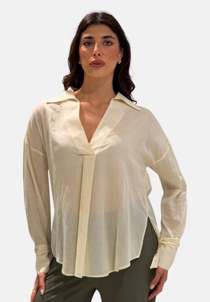 Pennyblack, BLUSA SCOLLO A V - Camicetta - off white