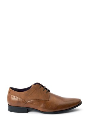 Next WIDE FIT - Elegantní šněrovací boty - tan brown