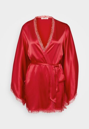 GISELE SHORT KIMONO - Hommikumantel - red