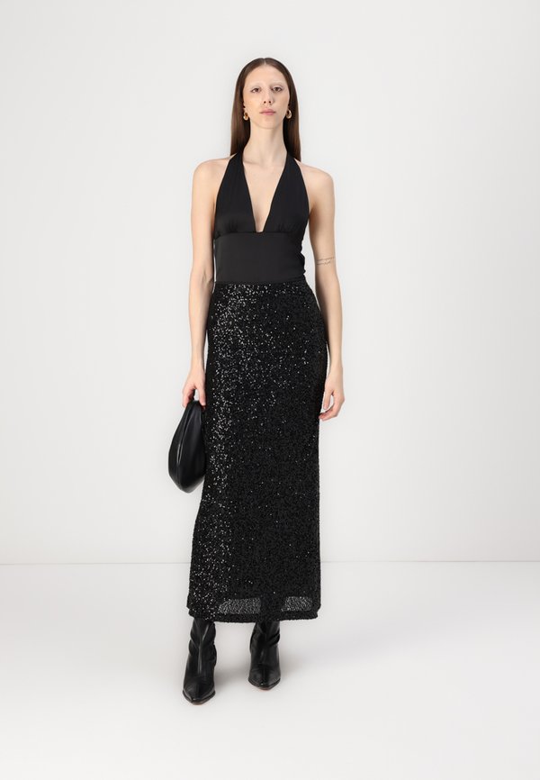 SEQUIN MAXI SKIRT - Pencil skirt3
