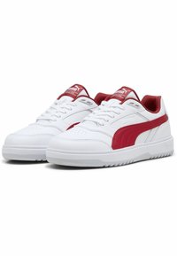 Puma DOUBLECOURT UNISEX - Tenisky - white club red