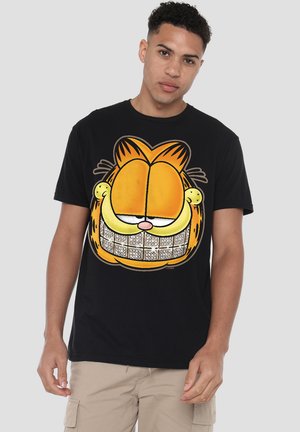 GARFIELD NICE GRILL - Print T-shirt - black