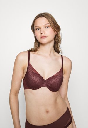 SIGNATURE SHEER  - Reggiseno con ferretto - decadent chocolate