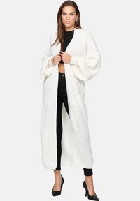 Chaqueta de punto - weiß