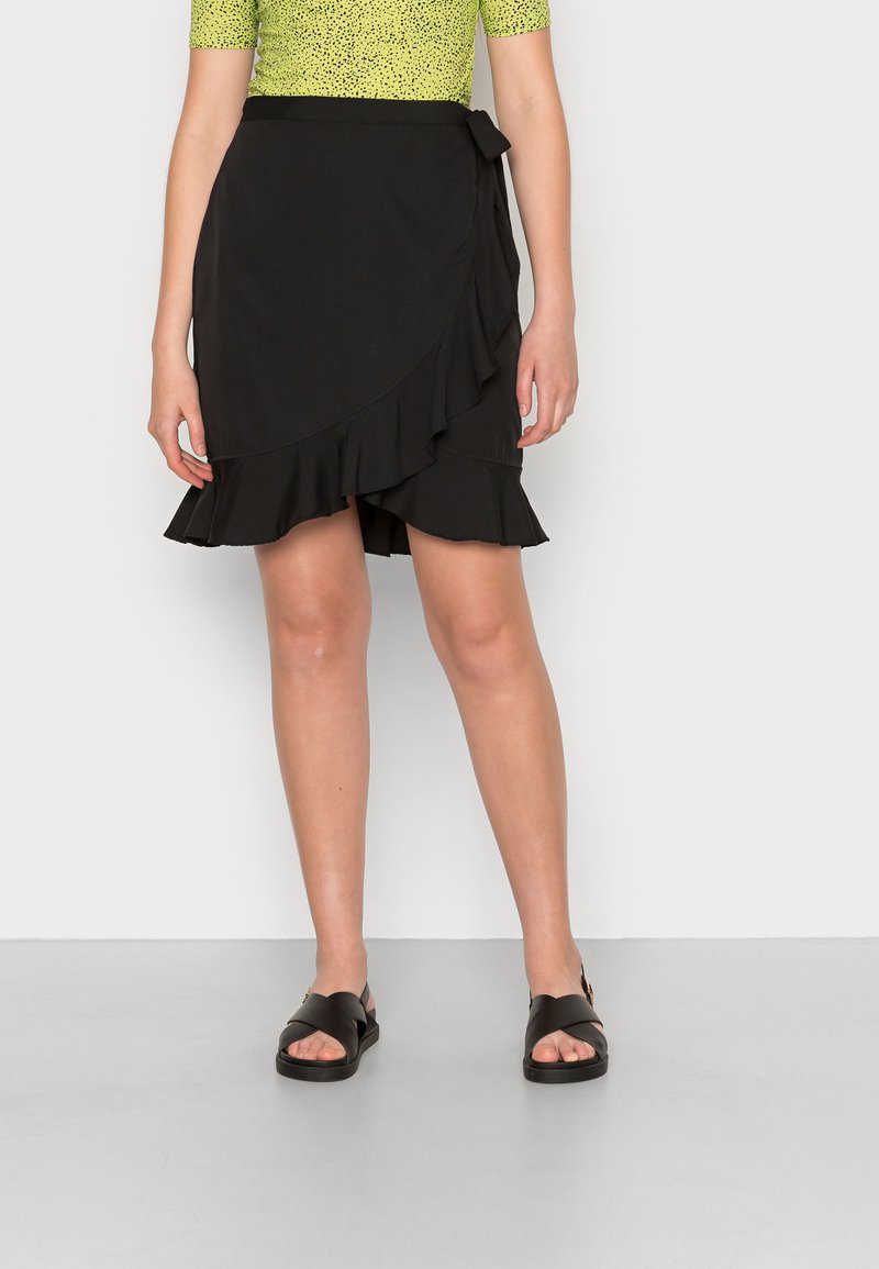 Damen Jeansröcke | Vero Moda VMHENNA WRAP SHORT SKIRT A-Linien-Rockblack/schwarz - TL94721 Damen Jeansröcke | Vero Moda VMHENNA WRAP SHORT SKIRT A-Linien-Rockblack/schwarz - TL94721