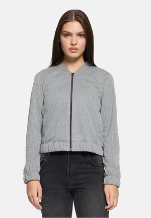LANGARM - Lichte jas - grey melange
