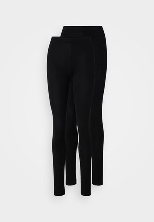 Even&Odd Tall 2 PACK - Leggings - black