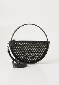 SIGNATURE ROUND BAG - Kézitáska - black