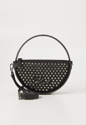SIGNATURE ROUND BAG - Handbag - black