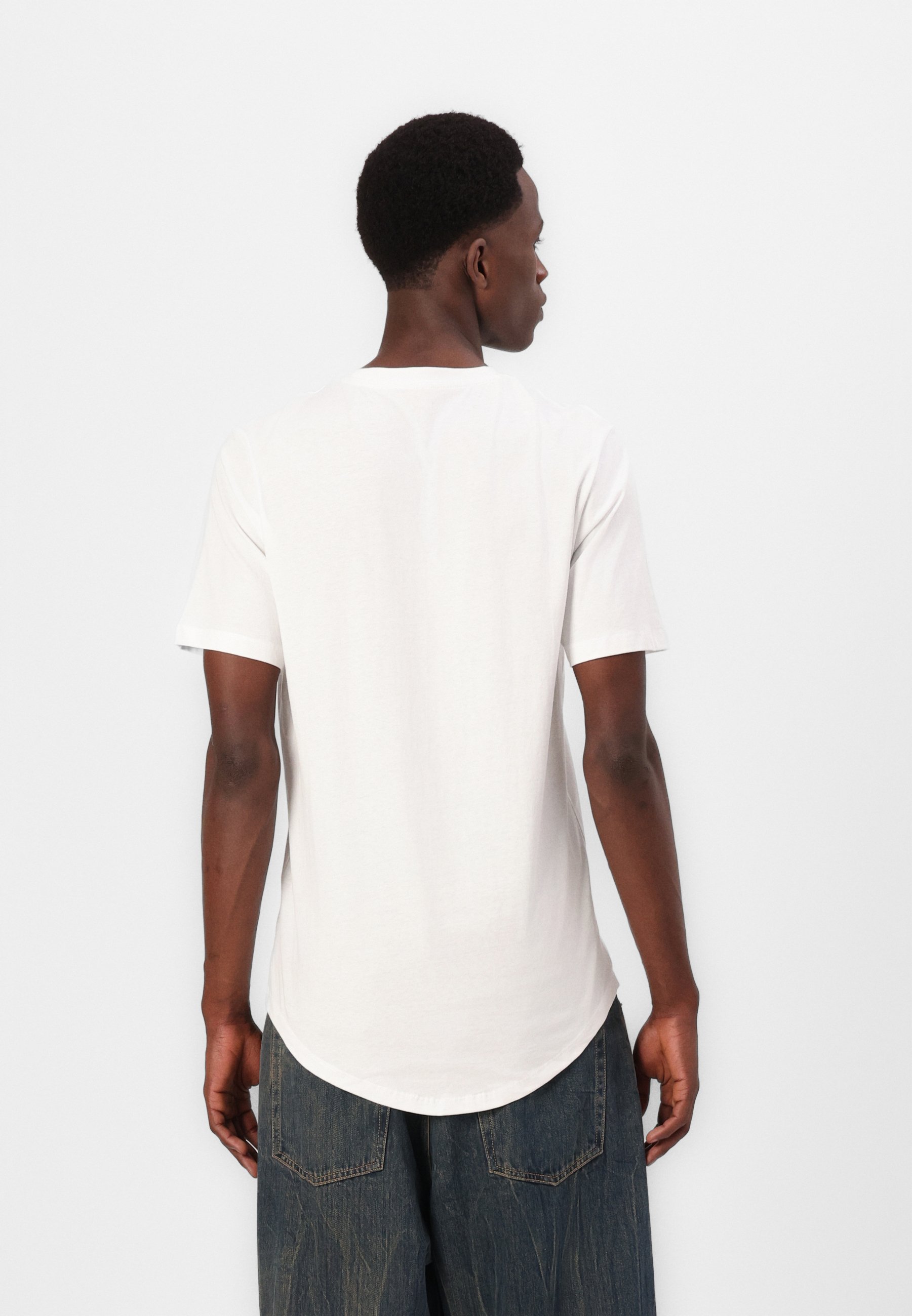JACK & JONES JJENOA T-Shirt Uomo Girocollo Manica Corta - Bianco, Vestibilità Regolare, Taglia XXL, Cotone