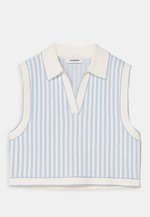 Haut bleu avec dentelle – Sandro 1/S - Vêtements Haut bleu avec dentelle – Sandro 1/S - Vêtements