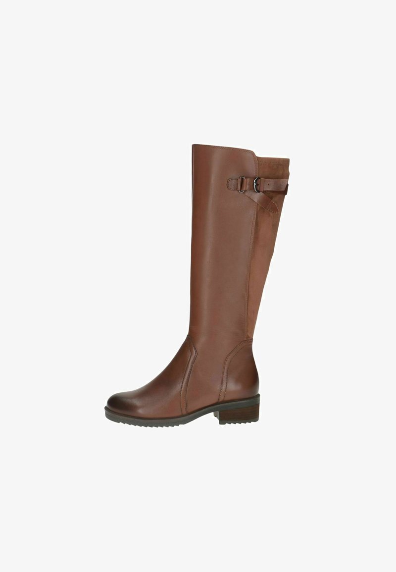 Caprice Csizmák - cognac comb