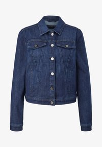 comma STRETCH Jeansjacke tiefblau/dark-blue denim Zalando