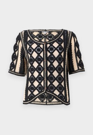Object OBJWASILA CARDUGAN - Cardigan - sandshell/black