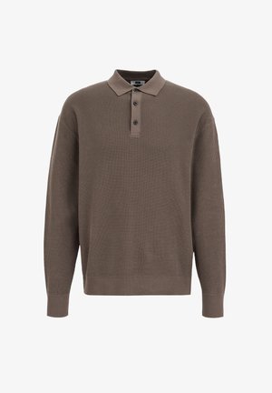 WE Fashion, Polo - braungrau