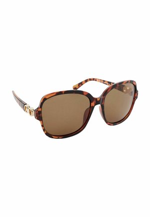 POLARISED LARGE SQUARE  - Sonnenbrille - tortoiseshell brown