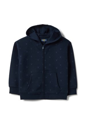 REGULAR FIT WITH FULL ZIP - Sweat zippé - dark blue