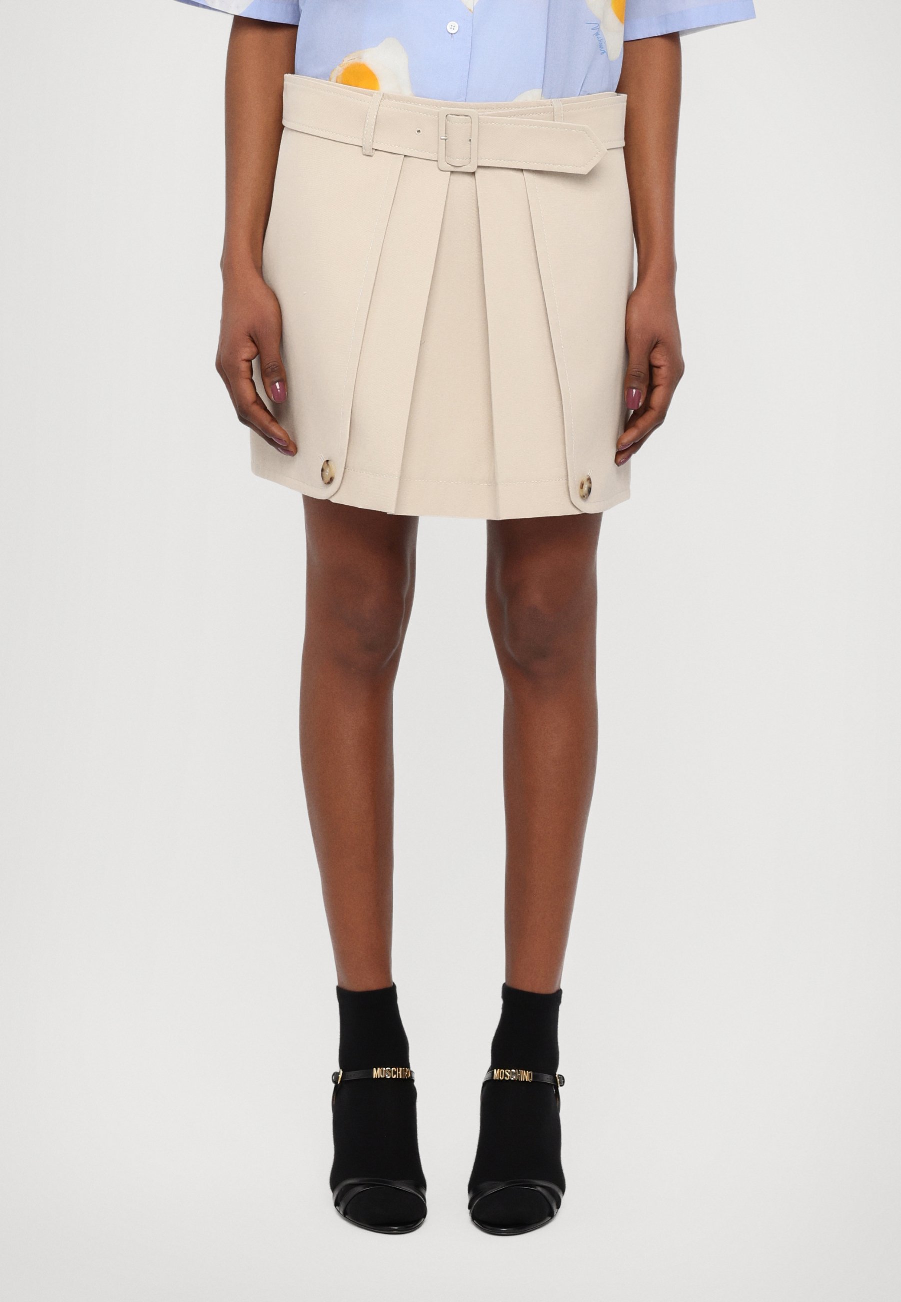 ミニスカート MOSCHINO Women Mini Skirts V0104 05170020 Beige MOSCHINO SKIRT - Mini skirt - beige - Zalando