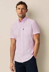 Next - BUTTON DOWN OXFORD SHORT SLEEVE - REGULAR FIT - Vapaa-ajan kauluspaita - light pink Pienoiskuva 1