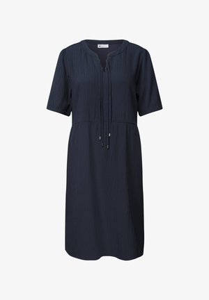 Street One, KNEE-LENGTH DRESS WITH A BOW DETAIL - Robe de jour - darkest blue