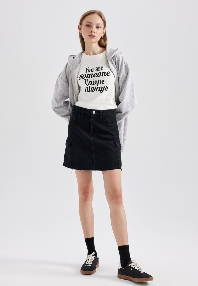 DeFacto Jeansrok zwart DeFacto Jeansrok zwart
