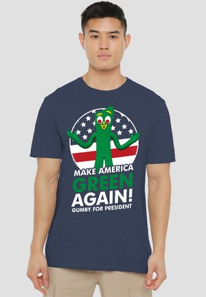 T-Shirt print - dark blue