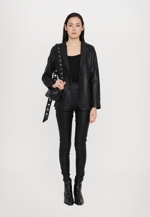 GIGI STRETCH LEGGINGS - Leather trousers3